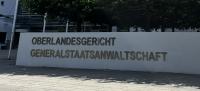 Eingangsbereich des OLG Hamm mit den Beschriftungen Oberlandesgericht und Generalstaatsanwaltschaft