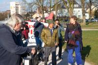 Saúl auf dem Weg zum Oberlandesgericht Hamm 17.03.2025