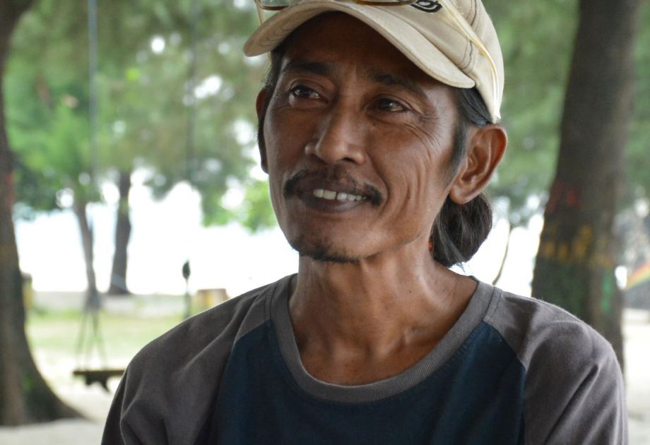 Climate plaintiff Arif Pari Island Holcim Portrait of Arif (climate change complainant from Indonesia)