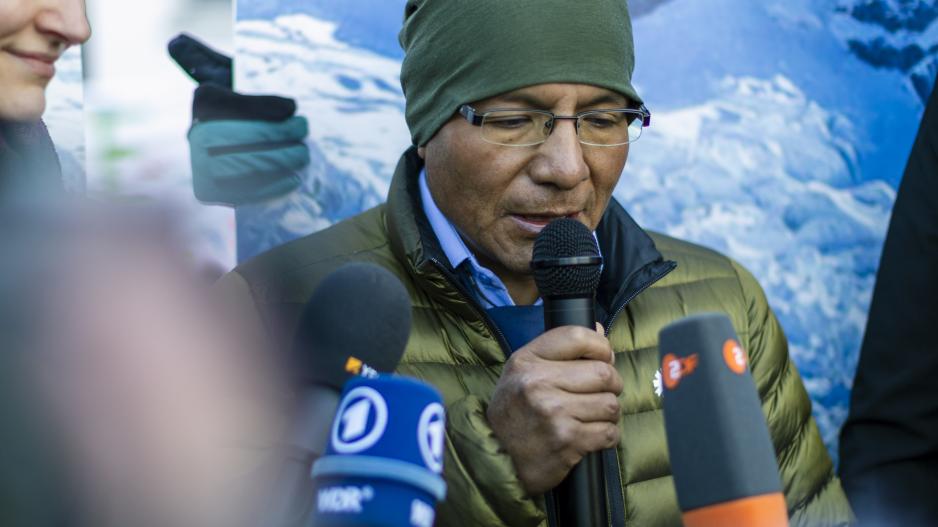 Pressestatement von Saúl