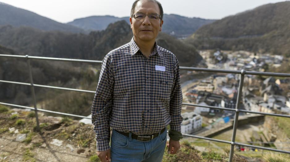 Saúl zu Besuch im Ahrtal