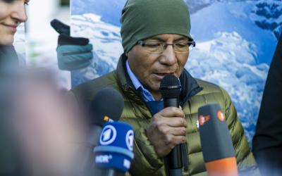 Pressestatement von Saúl